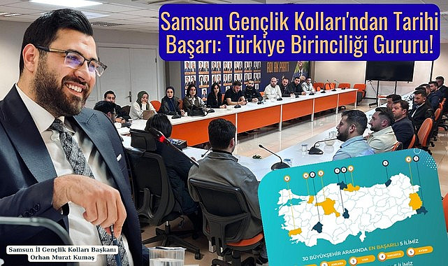 AK Parti Samsun Gençlik Kolları'ndan Tarihi Başarı: Türkiye Birinciliği Gururu!