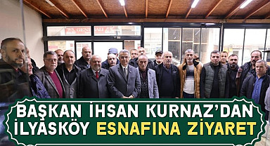 Başkan İhsan Kurnaz’dan İlyasköy Esnafına Ziyaret