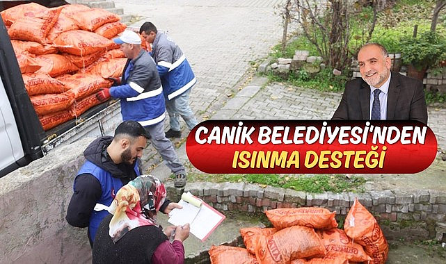 Canik Belediyesi'nden Isınma Desteği