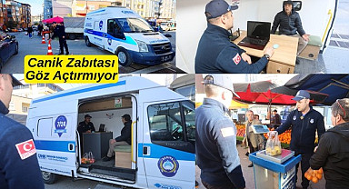 Canik Zabıtası Göz Açtırmıyor