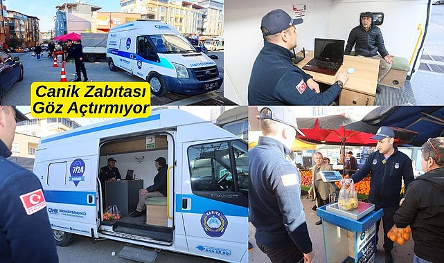 Canik Zabıtası Göz Açtırmıyor
