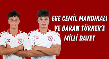 Ege Cemil Mandıralı ve Baran Türker'e milli davet