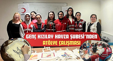 Genç Kızılay Havza Şubesinden Atölye Çalışması