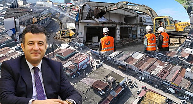 Gülsan Sanayi Sitesi'nde İlk Yıkım Gerçekleşti