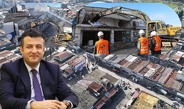 Gülsan Sanayi Sitesi'nde İlk Yıkım Gerçekleşti