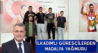 İlkadım'lı Güreşçilerden Madalya Yağmuru