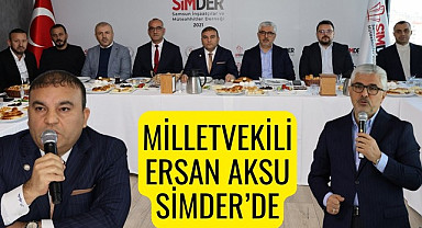 Milletvekili Aksu Samsun İnşaatçılar ve Müteahhitler Derneği'nin konuğu oldu
