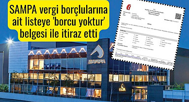 SAMPA'dan GİB Listesine Borcu Yoktur Belgeli Yanıt