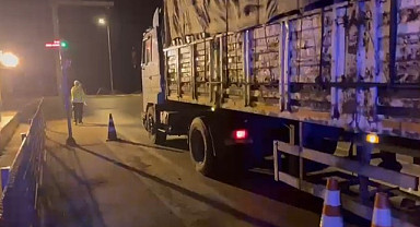 Samsun'da kantara girmeyen TIR'lara 849 Bin 679 TL Ceza