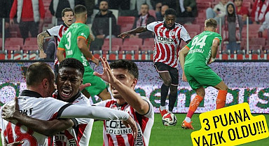 Samsunspor 3 puanı kaçırdı! Samsunspor Alanyaspor maçı fotoğrafları