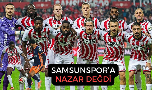Samsunspor evinde Başakşehir’e 2-0 mağlup oldu