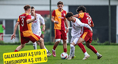 Samsunspor Galatasaray'a 1-0 mağlup oldu! Galatasaray U19 Samsunspor maçını izle 