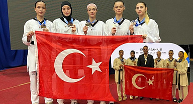 Tekvando'da Milli sporcularımızdan beş madalya