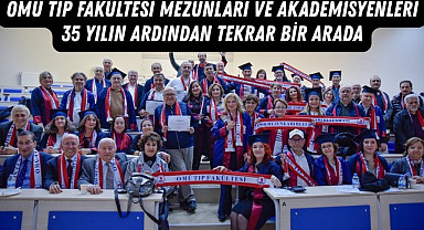 Tıp Fakültesi mezunları 35 yılın ardından buluştu... Samsun Haberleri