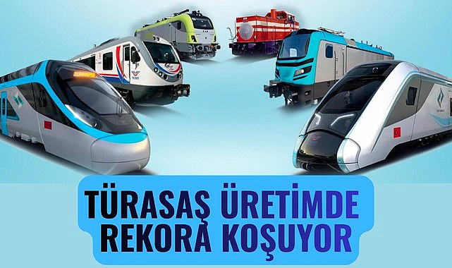 TÜRASAŞ bir haftada 2 tren seti ve 2 lokomotif teslim etti!