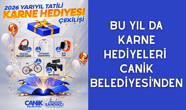 Bu Yıl Da Karne Hediyeleri Canik Belediyesi'nden