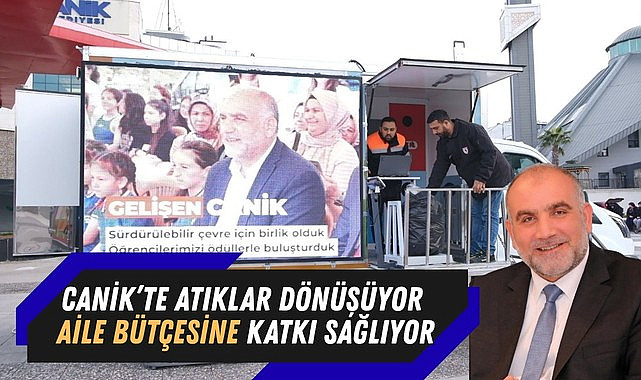 Canik’te Atıklar Dönüşüyor Aile Bütçesine Katkı Sağlıyor