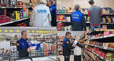 Canik Zabıtasından Sıkı Denetim