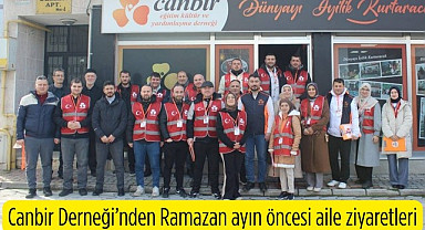 Samsun'da Canbir Derneği'nden Ramazan ayın öncesi aile ziyaretleri