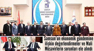 Samsun'da Milletvekili Kırcalı'dan Mali Müşavirler Odası'na ziyaret