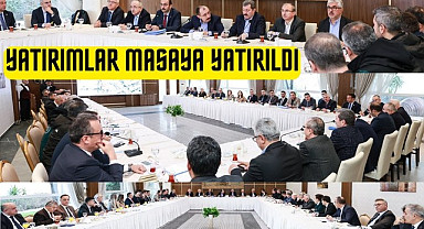 Samsun'da yatırımlar masaya yatırıldı