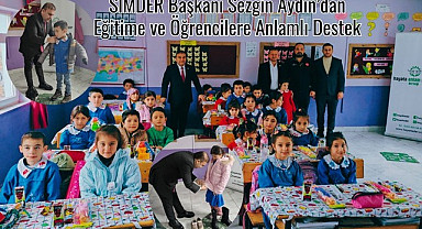 SİMDER Başkanı Sezgin Aydın'dan Eğitime ve Öğrencilere Anlamlı Destek