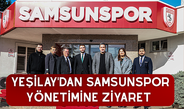 Yeşilay'dan Samsunspor yönetimine ziyaret