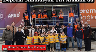 AFAD Deprem Simülasyon Tırı Atakum'da