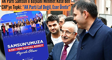 AK Parti Samsun İl Başkanı Mehmet Köse’den CHP’ye tepki