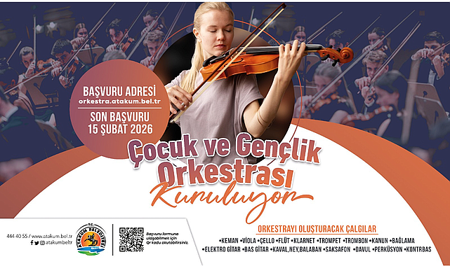 Atakum Belediyesi Çocuk ve Gençlik Orkestrası kuruluyor