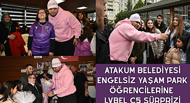 Atakum Belediyesi Engelsiz Yaşam Park öğrencilerine Lvbel C5 sürprizi