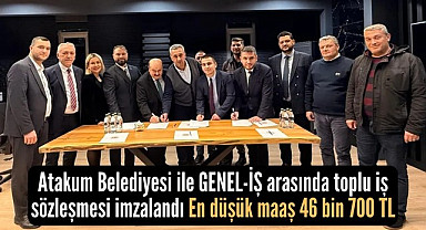 Atakum Belediyesi'nde toplu iş sözleşmesi en düşük maaş 46 bin 700 TL