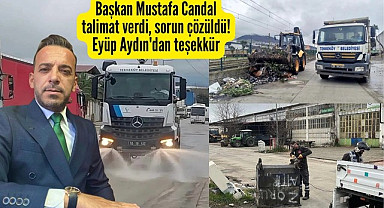 Başkan Eyüp Aydın'dan Başkan Candal'a teşekkür