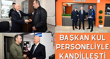 Başkan Kul personeliyle kandilleşti