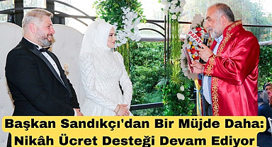 Canik Belediyesi'nin Nikâh Ücret Desteği Devam Ediyor