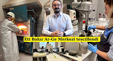 Eti Bakır Ar-Ge Merkezi tescillendi 