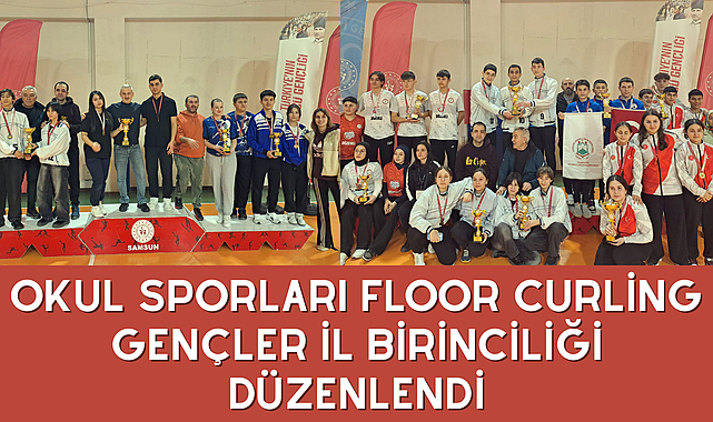 Okul sporları Floor Curling Gençler İl Birinciliği düzenlendi