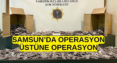 Samsun’da iki ayrı operasyonda 80 Binden Fazla Uyuşturucu Hap Ele Geçirildi