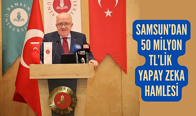 Samsun Üniversitesi Rektörü Mahmut Aydın basın mensupları ile bir araya geldi