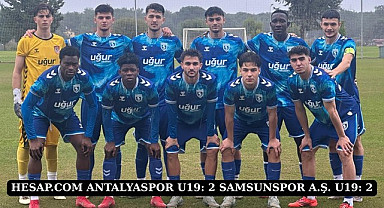 Samsunspor'da gençler Antalyaspor ile berabere kaldı!