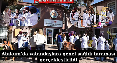 Atakum'da vatandaşlara genel sağlık taraması gerçekleştirildi