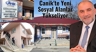 Canik Belediyesi yeni sosyal alanları hizmete sunuyor