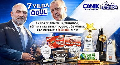Canik Belediyesi’ne 9 Ayrı Ödül 