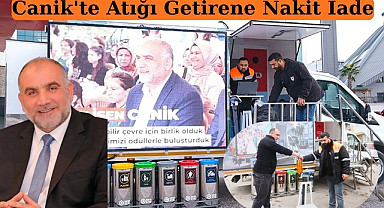Canik'te atık getirene nakit iade