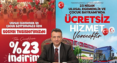 Samsun'da Başkan Halit Doğan'dan çocuklara 23 Nisan müjdesi 