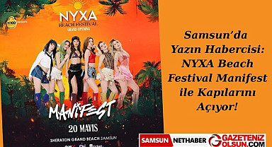 Samsun Manifest konseri ne zaman nerede?
