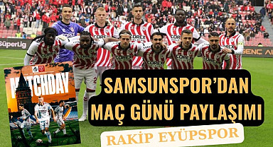 Samsunspor'dan Eyüpspor maç paylaşımı hakem Yasin Kol ile Şansımız Gülüyor mu?