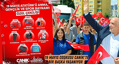 19 Mayıs Coşkusu Canik'te Bir Başka Yaşanıyor 
