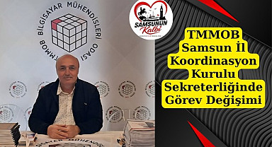 Akın Ömür TMMOB Samsun İl Koordinasyon Kurulu Sekreteri oldu!