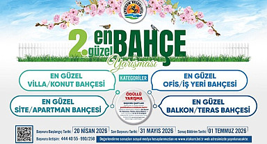 Atakum Belediyesi 2. En Güzel Bahçe Yarışması’na başvurular başladı